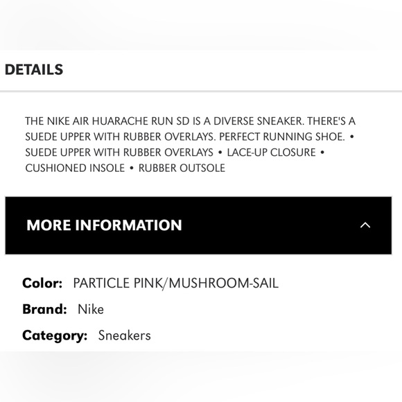 Nike Air Huarache Run Pink size 9.5 - Picture 4 of 13